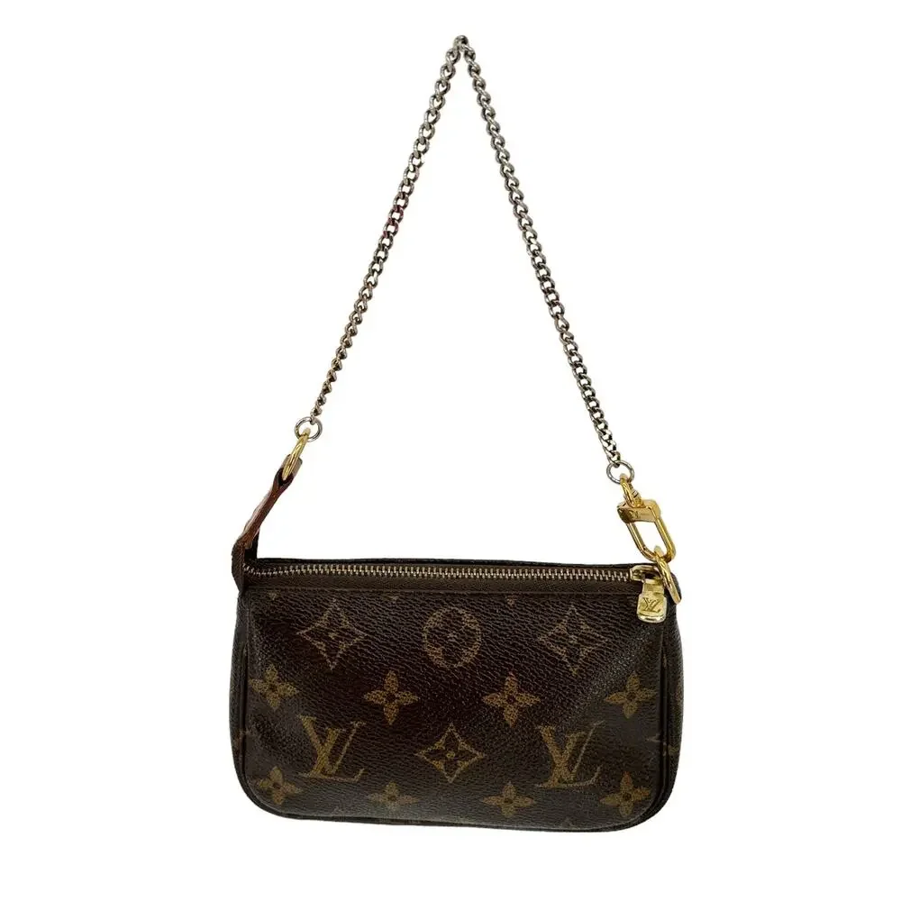 LOUIS VUITTON Pochette Accessoires Monogram Canvas Mini